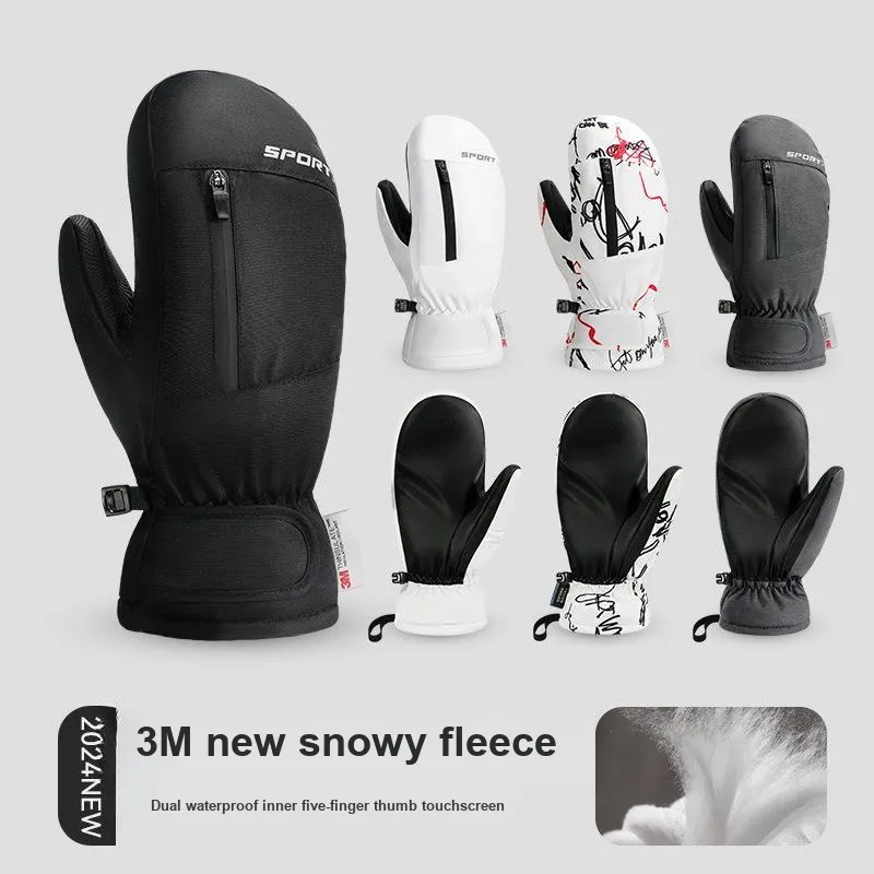 TANLU Ski Gloves Outdoor Mittens Unisex-1