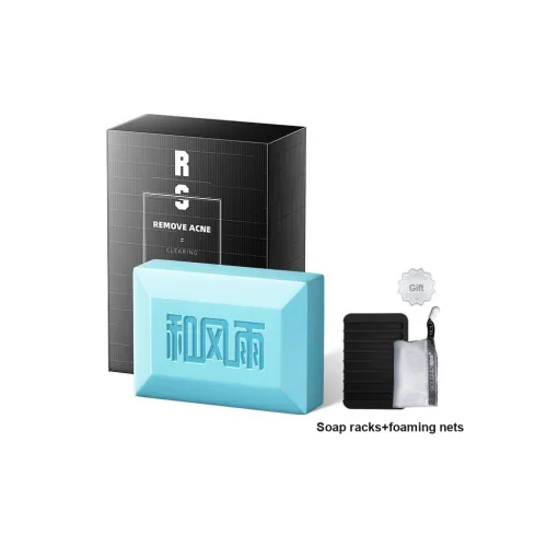 HEFENGYU Морская соль Ручное мыло Отшелушивающее для контроля жирности кожи Глубокое очищение 100 г 100 г*2