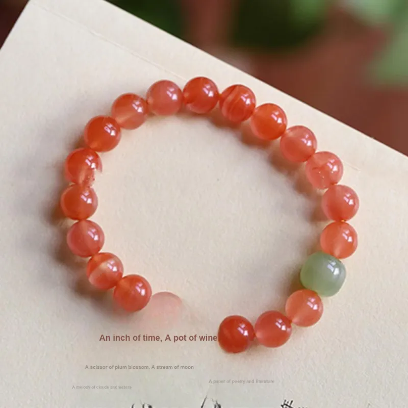 Oriental Jade Agate Bracelets Women's-2