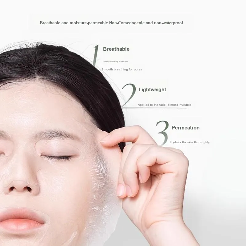 NILIYA Tea Fiber Compressed Facial Mask Hydrotherapy Wet Compress Silk For Exclusive Use In Beauty Salons-0