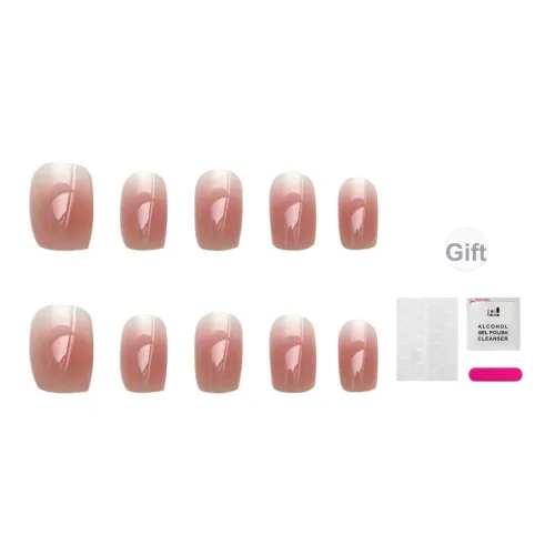 JIABITU Pure Desire Румяна Съемный False Nail Короткий LADDER Однотонный Smudge Мелкие блестки 14mm