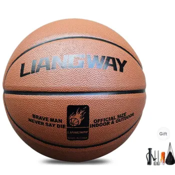 Vartsing x LIANGWAY Basketball Brown Size 7 Training Unisex