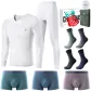 8-Piece Set Gift Box (1 V-Neck White Underwear+3 Pairs of Underpants+4 Pairs of Socks)