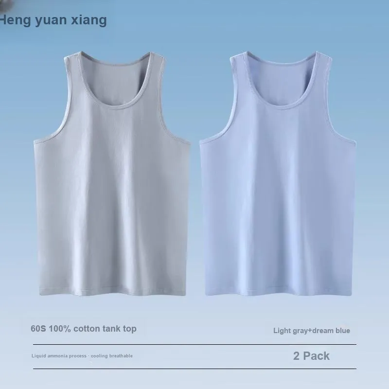H YXIANG Tank Top Men's Combo Set-27