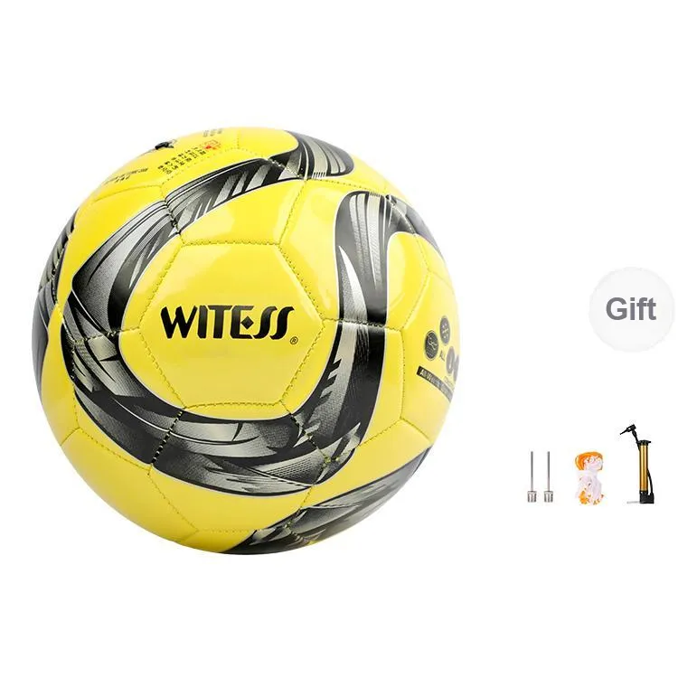 WITESS No. 3/4/5 Training Soccer PVC Machine Stitched Soccer Ball Unisex-41