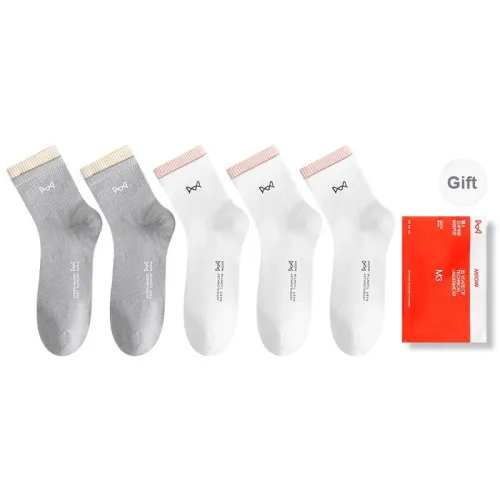 MIIOW Mid Calf Socks Women's Shopping Bag 5 Pack