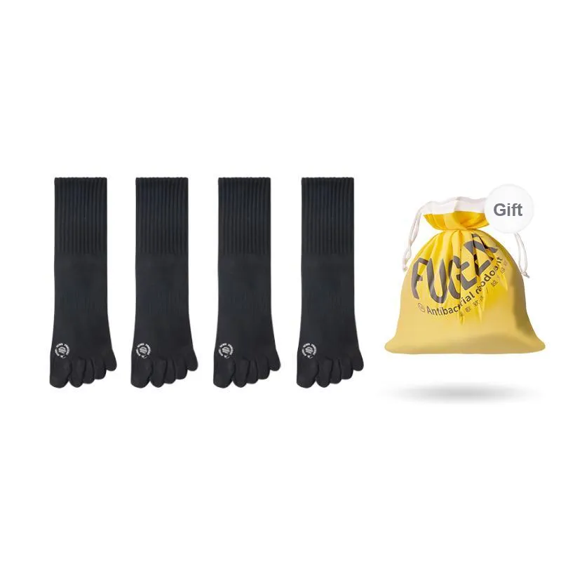 FUGEER Mid Calf Socks Men's 4 Pack-15