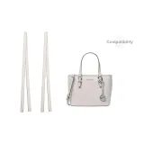 Ecru MK Tote Bag, Shoulder Strap (Two Pieces)