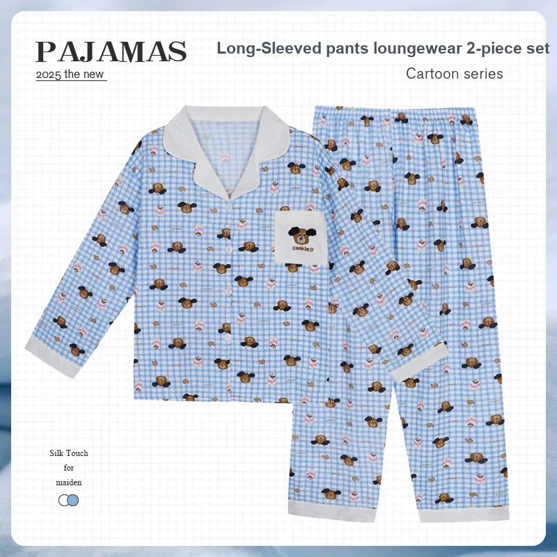 O'MESIK Pajama Set Women's Blue-1