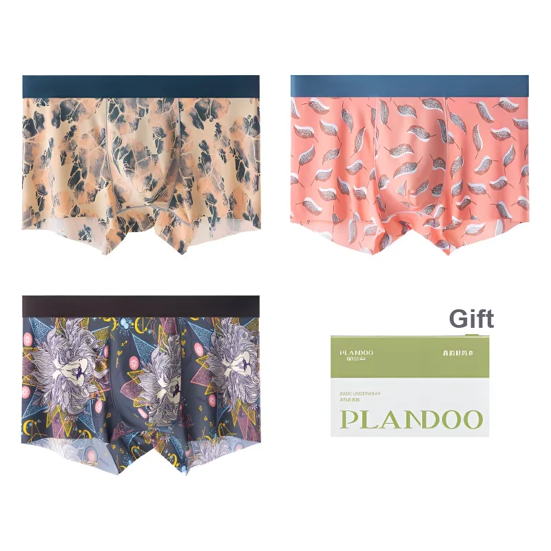 PLANDOO Underpants Men's Shopping Bag 3 Pack-25