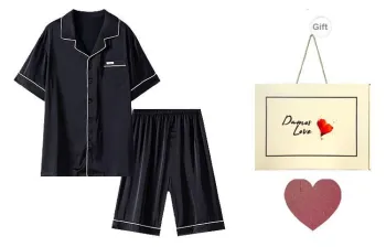 DAMOS·LOVE Pajama Set Men's Gift Box Set Black