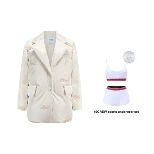 40 CREW Пуховик Женский Белый