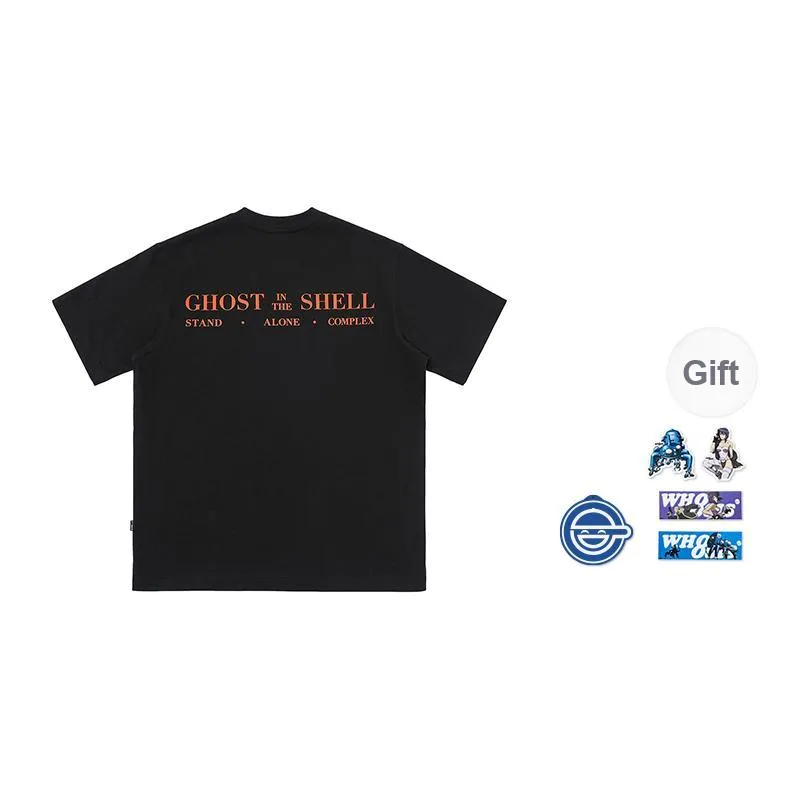 WHOOSIS X Ghost In The Shell, Collaboration T Shirt Unisex-1