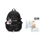 Cool black bear + pink bear pendant