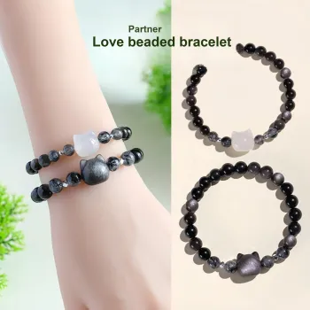 Noritake Obsidian Bracelets Unisex
