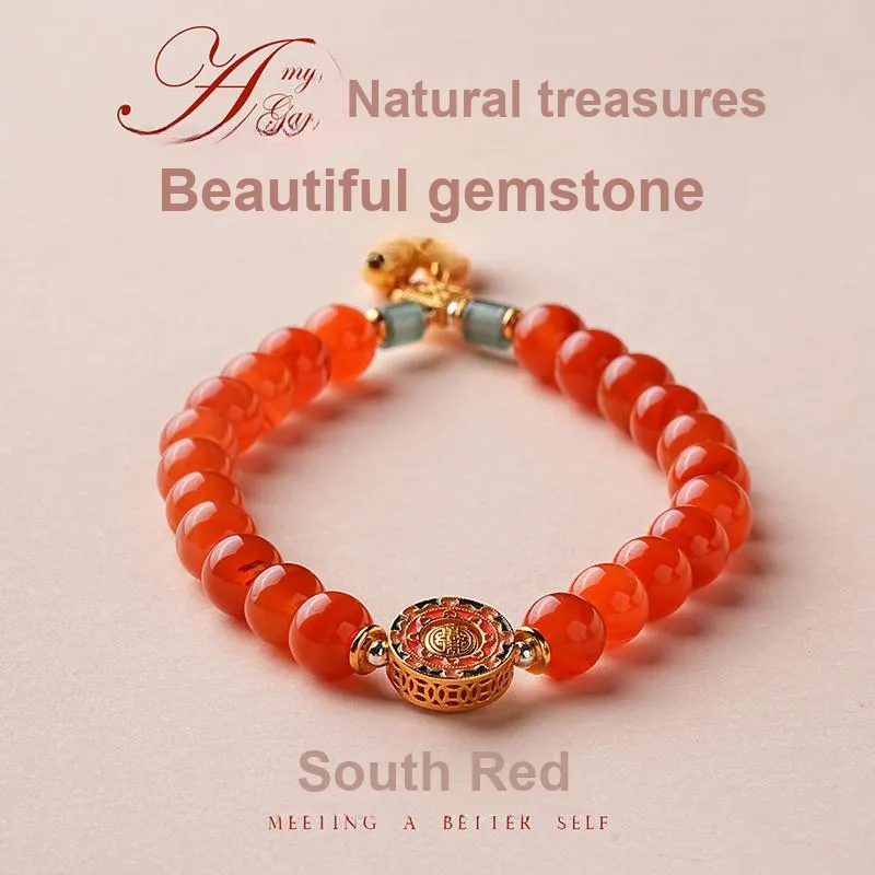 Amy's Garden Southern Red Agate Bracelets Women's-2