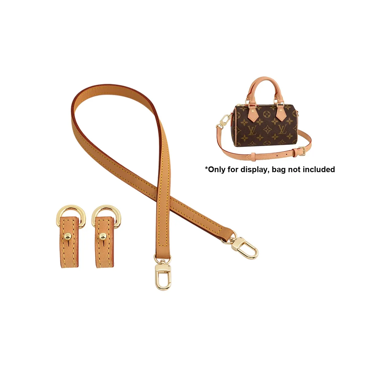 Ingenuity Handmade Vegetable Tanned Leather Bag Strap Women's Beeswax