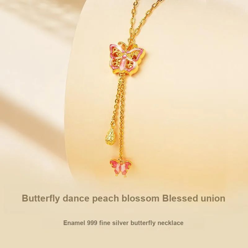 Zhenhui Silver S999 Sterling Silver Necklaces Women's-2