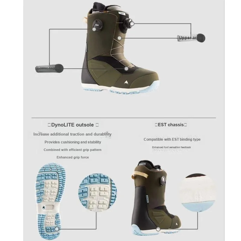 BURTON RULER BOA Single Snowboard Ski Boots Men's-5
