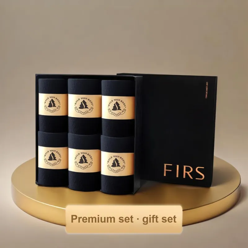 FIRS Mid Calf Socks Men's 6 Pack-12