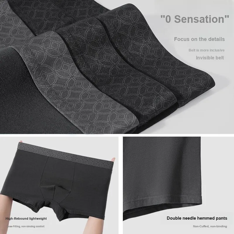 Qiao Ni Tong Underpants Men's 4 Pack-5