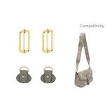 [Original Canvas Shoulder Strap Adjustment]Retractable Buckle *2+Abrasion-Resistant Buckle
