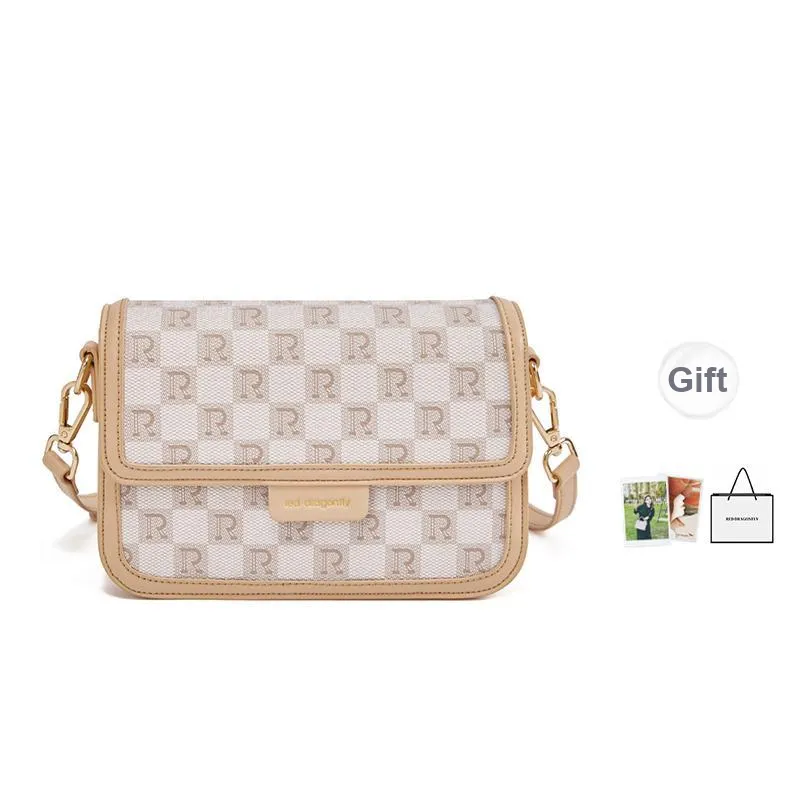 RED DRAGONFLY PVC Shoulder Bag Women's Milk Tea/Caramel-8