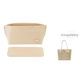City33 Beige Storage Liner+Bottom Pad to Prevent Bottom from Collapsing