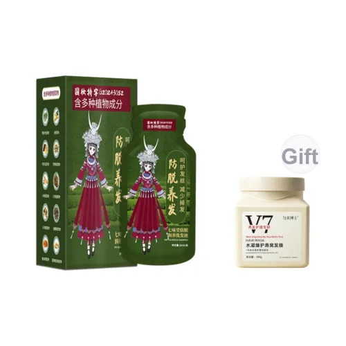 QIWEITANG SEVEN Flavor HALL Против выпадения волос и питательный шампунь защитный