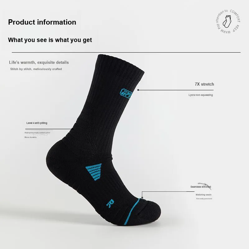 UGUPGRADE Basketball Socks Unisex 2 Pack-2