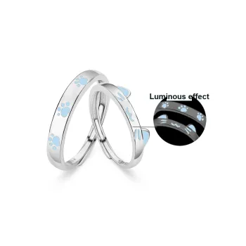 Love Link 999 Fine Silver Rings Unisex