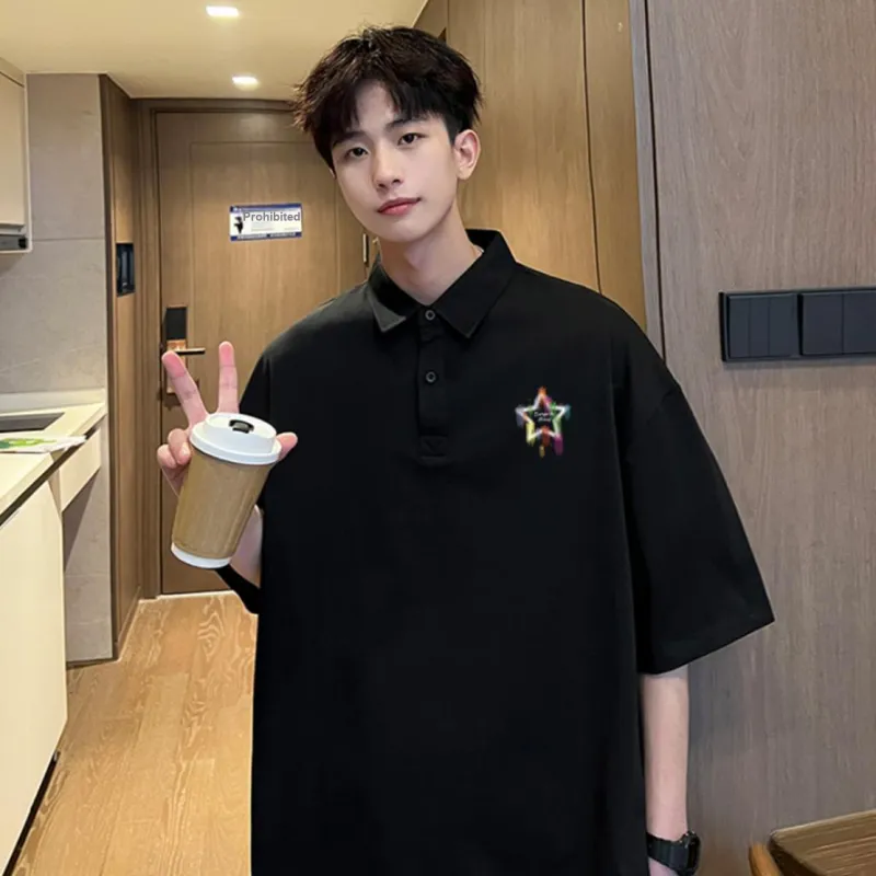 WOOG2005 Polo Shirt Unisex Black-3