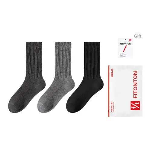 Fiton Ton Носки Crew Мужские Сумка для покупок 3 упаковки