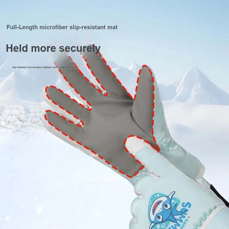 YUZHAOLIN Thickened Gloves Kids'-2
