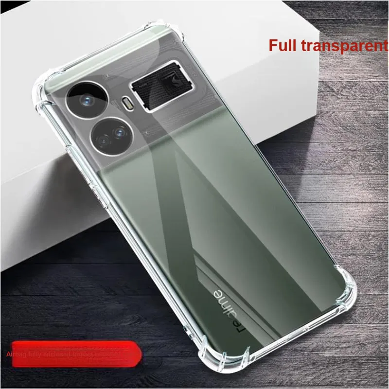 Cuttlefish Grid TPU Material Impact Resistant Extra Thin Phone Cases Suitable For Realme GT5 Minimalist-1