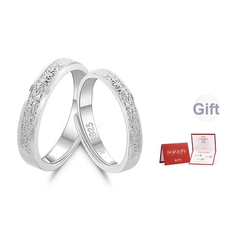 Lao Feng Xiang S925 Silver Rings Unisex