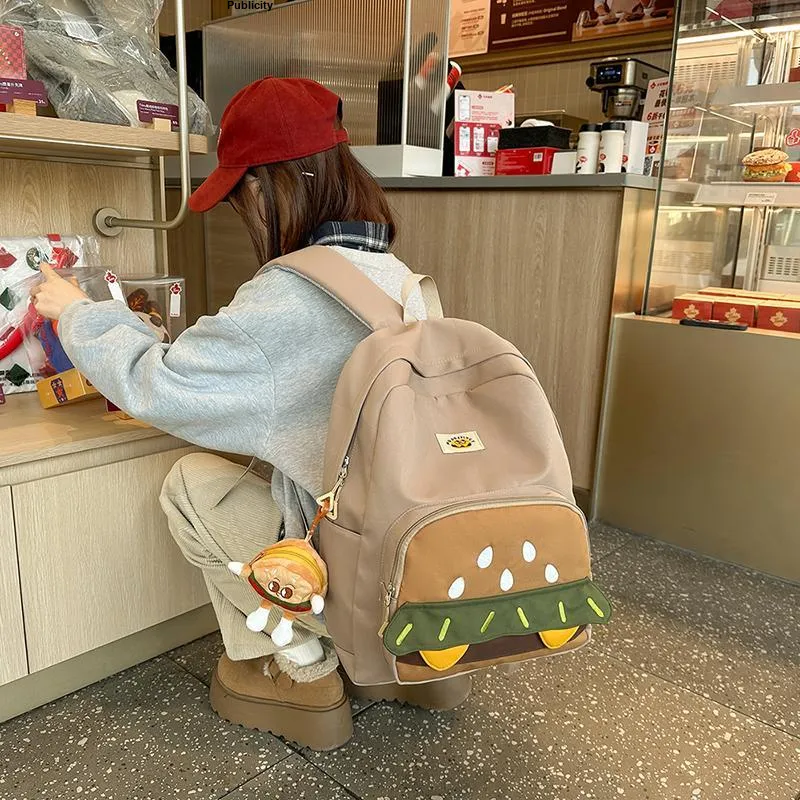 Teddy Bear Collection Nylon Backpack Regular Women's Multicolor-17