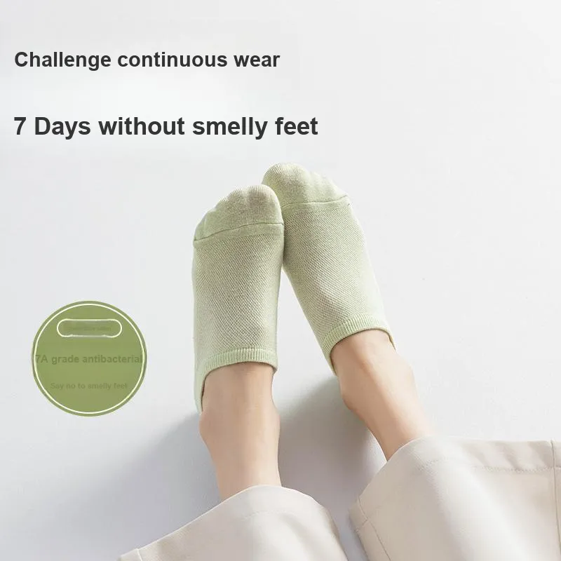 MIIOW No Show Socks Women's 5 Pack-26
