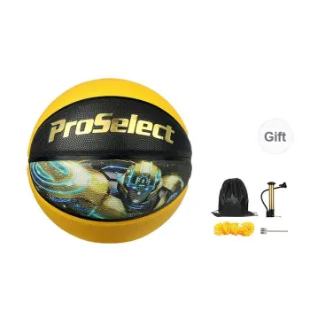 ProSelect x Transformers PU Basketball Yellow Black Size 5 Ball Training Kids'
