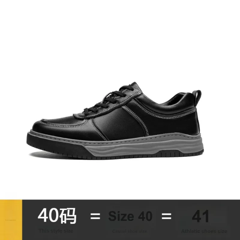 15 MINS Wear Resistant Low Top Skateboard Shoes Men's Black-6