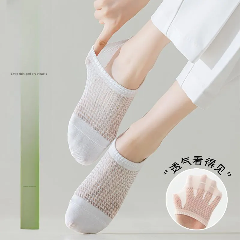 JIAZINI No-Show Socks Women's 4 Pack-4