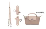 Hawthorn Flower White Silver Buckle (Lonyimian Perforated Abrasion-Resistant Buckle+Shoulder Strap)