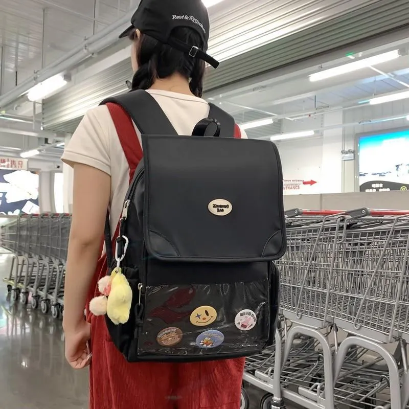 Worm's Home Polyester Cotton Blend Backpack Regular Unisex Multicolor-6