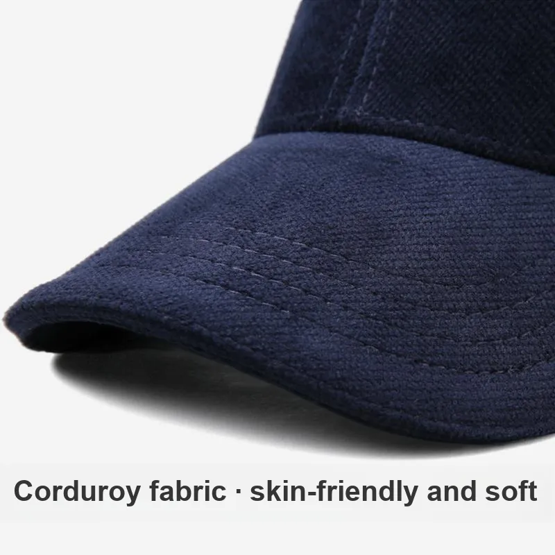 DENSSYNE Corduroy Cotton Baseball Caps Unisex-3
