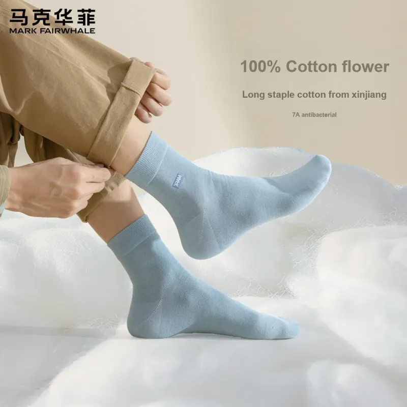 FAIRWHALE Knee High Socks Unisex 5 Pack-13