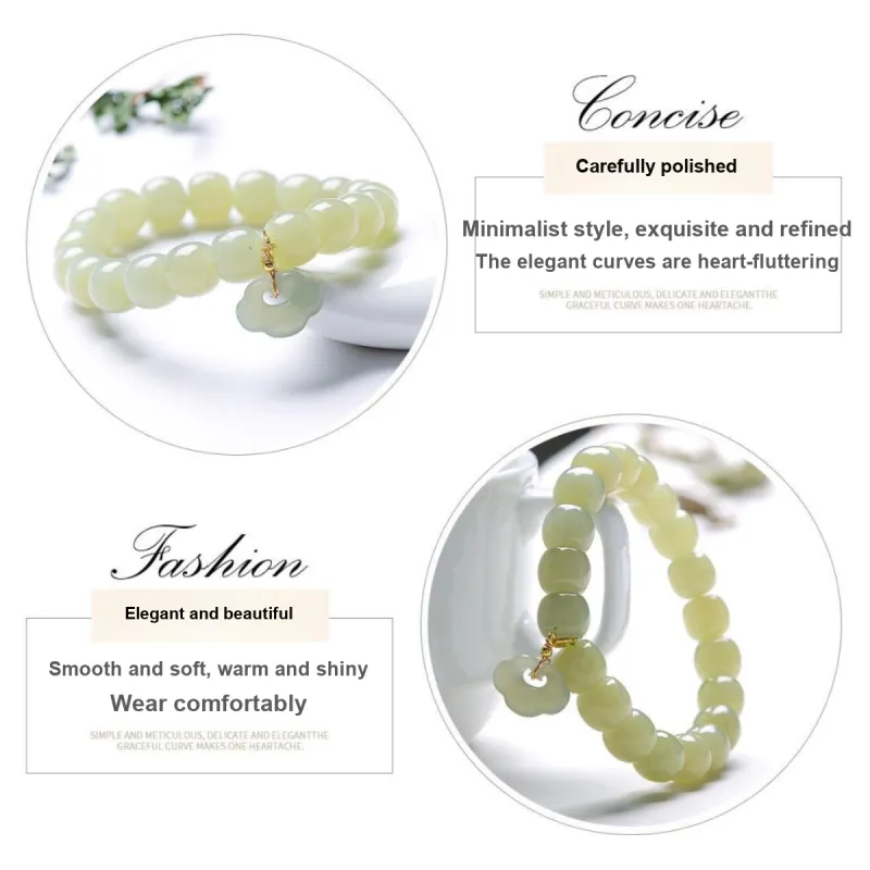 MARY WINDSOR Hetian Jade Bracelets Unisex-4