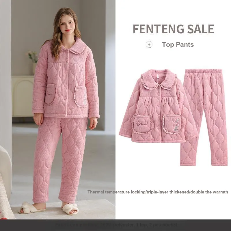 FENTENG Women's Pajama Sets-2