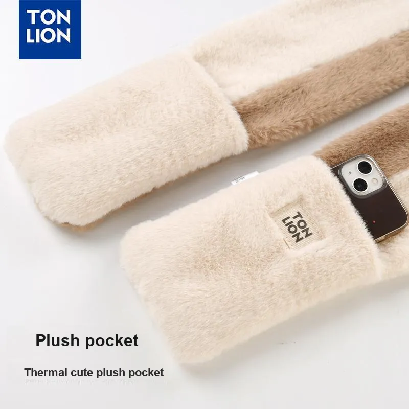 Tonlion Polyester Hoods & Plush Hats Unisex-7