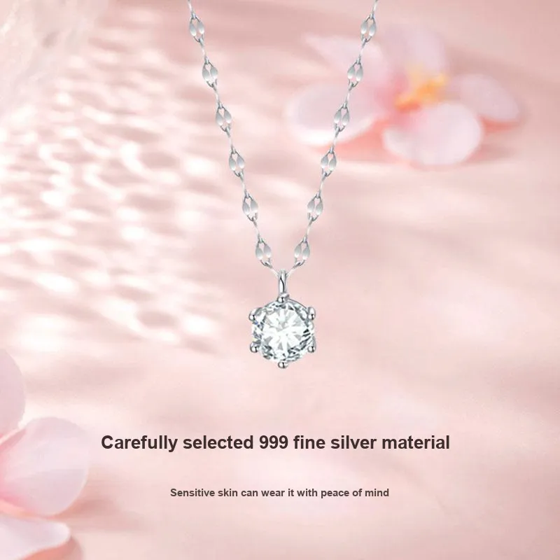 TRUE ME Zircon Necklaces Women's-2