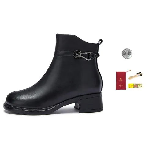 LAORENTOU Ankle Boots Women's Black